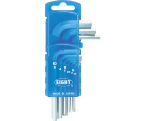 エイト 六角棒スパナ 標準寸法 ドアホルダー セット RS-9D 1セット(9本入)