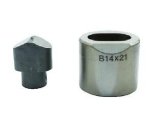 育良精機 フリーパンチャー用替刃 IS-BP18S・IS-MP18LE用(51619) 長穴14×21 14X21B 1セット