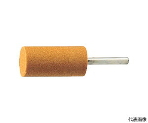 トラスコ中山 軸付砥石WA 円筒型 Φ25X幅25X軸6 #60 5本入 MO-681P 1パック(5本入)