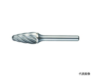 トラスコ中山 超硬バー 砲弾型 Φ16X刃長25X軸6 アルミカット TA3C160 1本