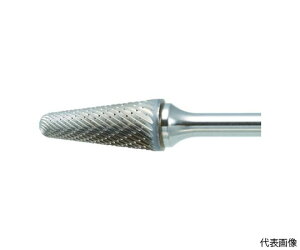 トラスコ中山 超硬バー テーパー型 Φ9.5X刃長29X軸6 ロング シングル TB7C095SL150 1本