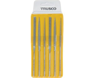 トラスコ中山 ダイヤモンドニードルヤスリ 平・半丸・丸 6本組セット TNFS1 1セット