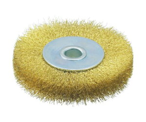 トラスコ中山 ホイルブラシ 75X10mm穴 真鍮線 線径0.15 TB-6344 1個