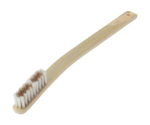 トラスコ中山 プロ用手植竹ブラシ 曲柄 ナイロン真鍮ミックス TB-3029 1本