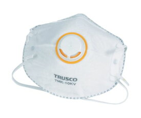 トラスコ中山 一般作業用マスク　活性炭入　排気弁付　（10枚入） TMK-10KV 1箱(10枚入)
