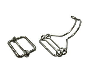 ユタカメイク 金具 ゴムロープ金具 30mm用線送り付きフック&線送り GA-12 1セット/袋