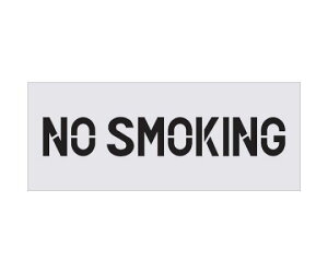 IM �X�e���V���@NO�@SMOKING�@�v���[�g�T�C�Y500×200mm AST-90 1��