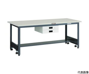 トラスコ中山 CFWS型作業台 1800X900XH740 薄型2段引出付 CFWS-1890UDK2 1台