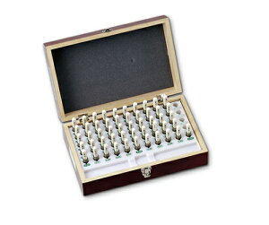 新潟精機(SK) 鋼ピンゲージセット シャンク付 5.50-6.00mm AG-5B 1セット(51本入)