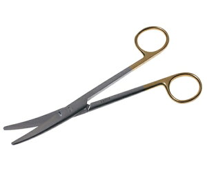 日本フリッツメディコ T/Cメーヨ剪刀 23cm 曲 B022-023M 1個