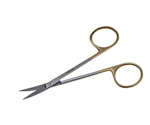 日本フリッツメディコ T/Cアイリス剪刀 11.5cm 曲 B025-011C 1個