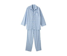 ケアファッション 紳士介護フルオープンパジャマ ブルー S 38717-04 1枚
