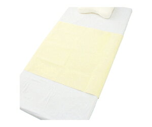 ケアファッション 綿パイル防水シーツ(大) クリーム 150×96cm 39057-01 1枚