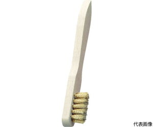 LESSMANN 木柄真鍮6行ブラシ 126611 1本