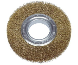 LESSMANN ホイルブラシ 100mm 0.2 真鍮線 323543 1個