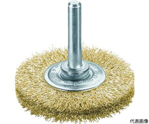 LESSMANN 軸付ホイルブラシ 真鍮線 0.2 φ50 415542 1個