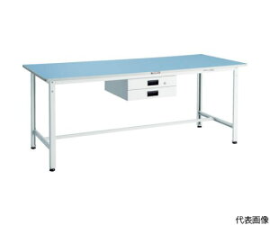 トラスコ中山 BER型軽量作業台 900X750 薄型2段引出付 BER-0975UDK2 1台