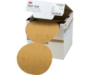 スリーエム スティキット ゴールドディスクロール 穴なし #320 125mm径 DR 320 GOL 1箱(250枚入)
