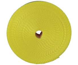 トラスコ中山 ナイロン平ベルト 1.2t×25mm×5m 黄色 TNB255-Y 1巻
