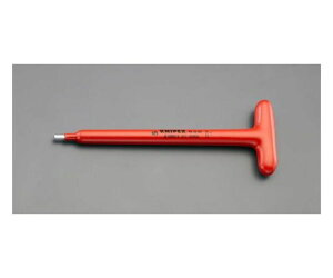 エスコ 六角棒レンチ/T型(絶縁) 8.0×240mm EA640LL-108 1本