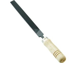 トラスコ中山 鉄工用ヤスリ 木柄付 平 荒目 刃長150 THI150-01-S 1本