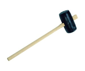 トラスコ中山 丸型掛矢 150mm 硬質プラスチック製 MK-150 1本