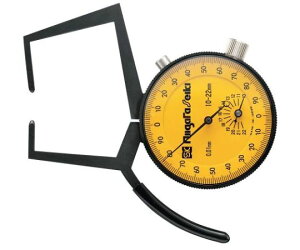 エスコ ダイヤルキャリパゲージ(外測用) 10-22mm EA725AC-31 1個