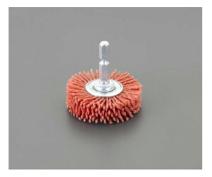 エスコ 六角軸軸付ブラシ(砥粒付ナイロン) #150 50mm EA819BL-44 1個