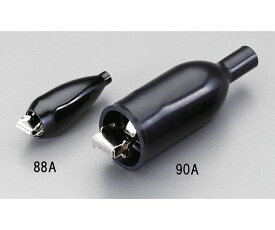 エスコ クリップ（黒）　φ16.5mm×50A EA940DP-90A 1個