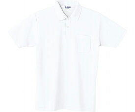 WHISEL（自重堂） 半袖ポロシャツ　ホワイト　M 24404 1枚
