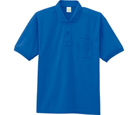 WHISEL（自重堂） 半袖ポロシャツ　ブルー　EL 85254 1枚