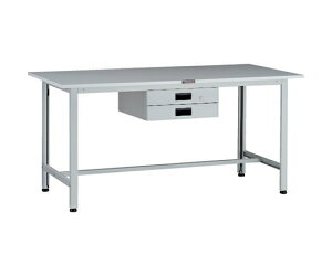 トラスコ中山 AOR型軽量作業台 1500X750 薄型2段引出付 AOR-1575UDK2 1台