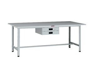 トラスコ中山 AOR型軽量作業台 1800X900 薄型2段引出付 AOR-1890UDK2 1台