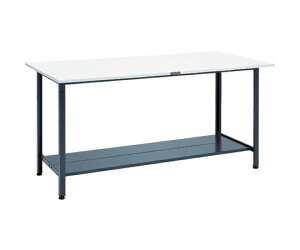 トラスコ中山 HAE型立作業台 1800X900XH900 下棚2枚付 DG HAE-1809LT2 DG 1台