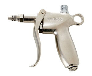 トラスコ中山 エアダスター 引き金式 流量調整ノズル付 吊り下げ式 ニップルタイプ TD-70B-2WRN 1個