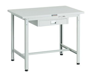 トラスコ中山 SAE型軽量作業台 900X600 薄型1段引出し付 W色 SAE-0960UDC1 W 1台