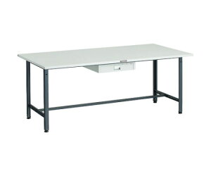 トラスコ中山 SAE型軽量作業台 1800X900 薄型1段引出し付 DG色 SAE-1809UDC1 DG 1台