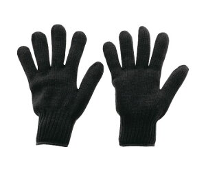 トラスコ中山 カラーナイロン軍手 黒 TCNG-BK 1双