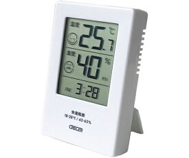 CRECER デジタル時計付温湿度計　100個入 CR-2600W 1ケース(100個入)