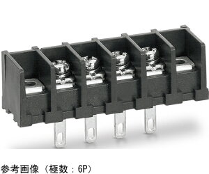 サトーパーツ ネジ式端子台 端子間ピッチ7.62mm 底面絶縁物無し はんだ付け兼用110タブ端子 取付孔有り 角座金付ネジ 11P ML-41-S1AXF-11P 1個