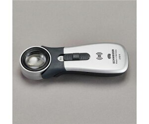 アズワン ルーペ(LEDライト付/充電式) x15/16.3mm EA756DM-15 1個