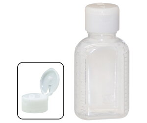 金鵄製作所 小判型投薬瓶 60mL ワンタッチキャップ(ホワイト:白) 200本入 23010-001 1箱(200本入)