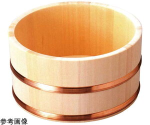 ヤマコー ひのき湯桶 銅タガ 丸型 #82463 1個