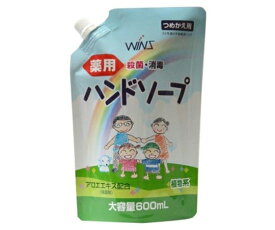 日本合成洗剤 ウインズ薬用ハンドソープ大容量替 1個(600ml入)