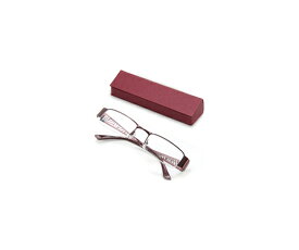 池田レンズ工業 老眼鏡 レッド 眼鏡ケース付き +2.0 SG-04RD 1個
