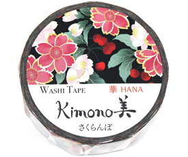 カミイソ産商 kimono美 さくらんぼ 15mm×7m巻 GR-1051 1個