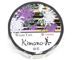 カミイソ産商 kimono美 縞菊 15mm×7m巻 GR-1059 1個