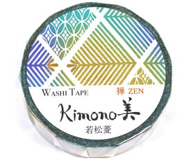 カミイソ産商 kimono美 若松菱 15mm×7m巻 GR-3033 1個
