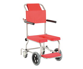 カワムラサイクル シャワー用車いす　レッド KSC-2/ST 1台