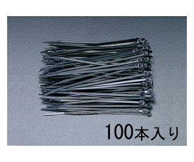 エスコ 450×8.0mm結束バンド(耐候性/100本) EA475B-450 1袋